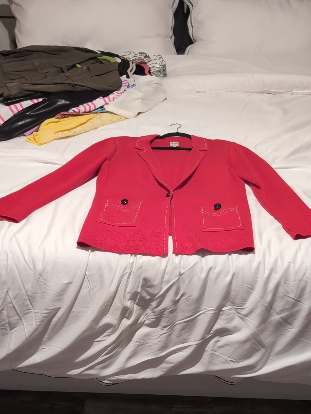 Nic + Zoe Sweater Knit Blazer